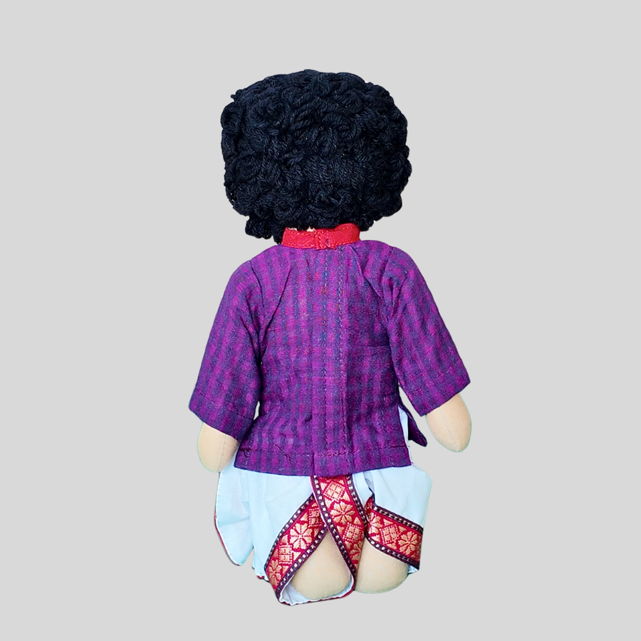 BINOY (Pleated Dhoti) - Traditional Bengali Doll