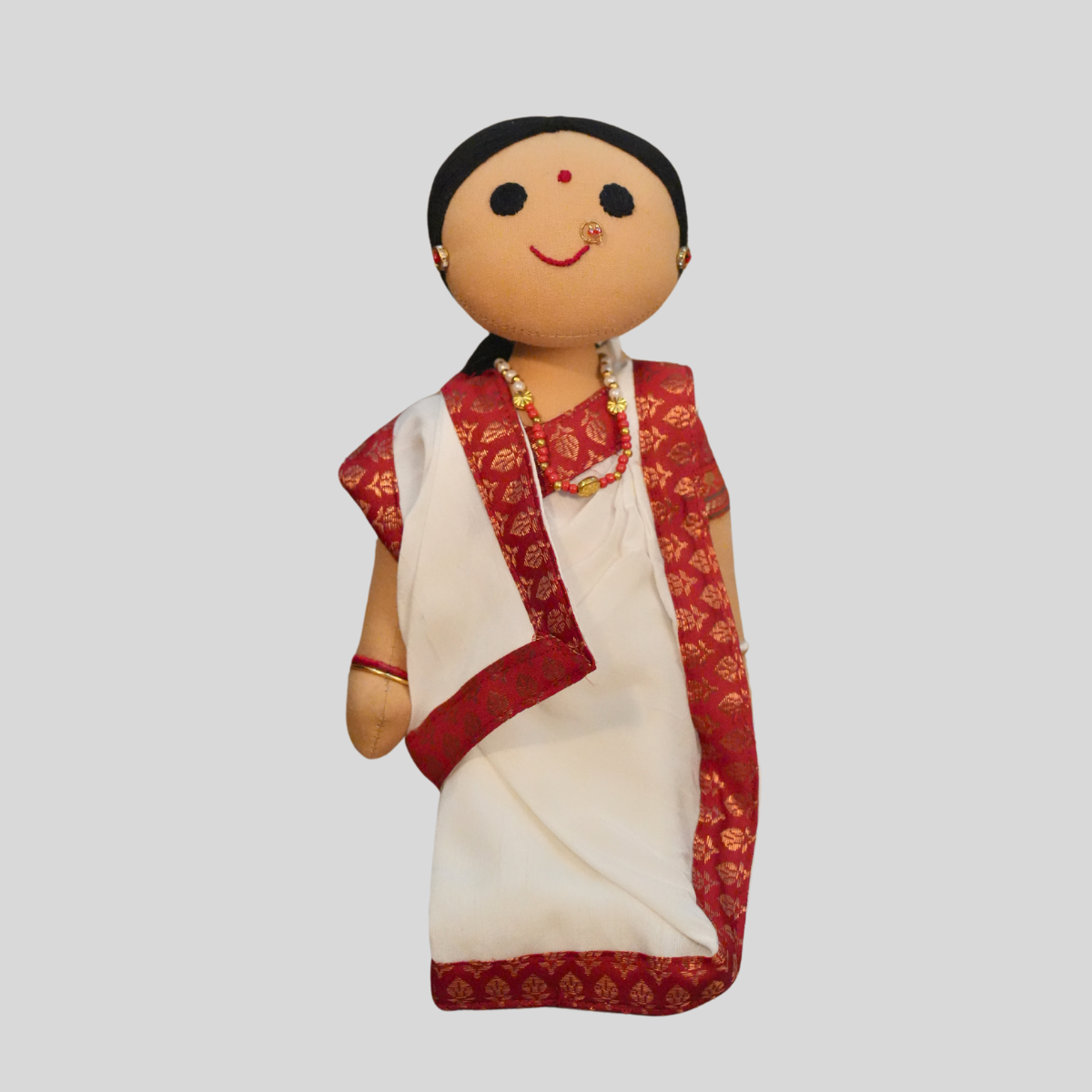 MUNMUN (Aatpoure) - Traditional Bengali Handmade Fabric Doll