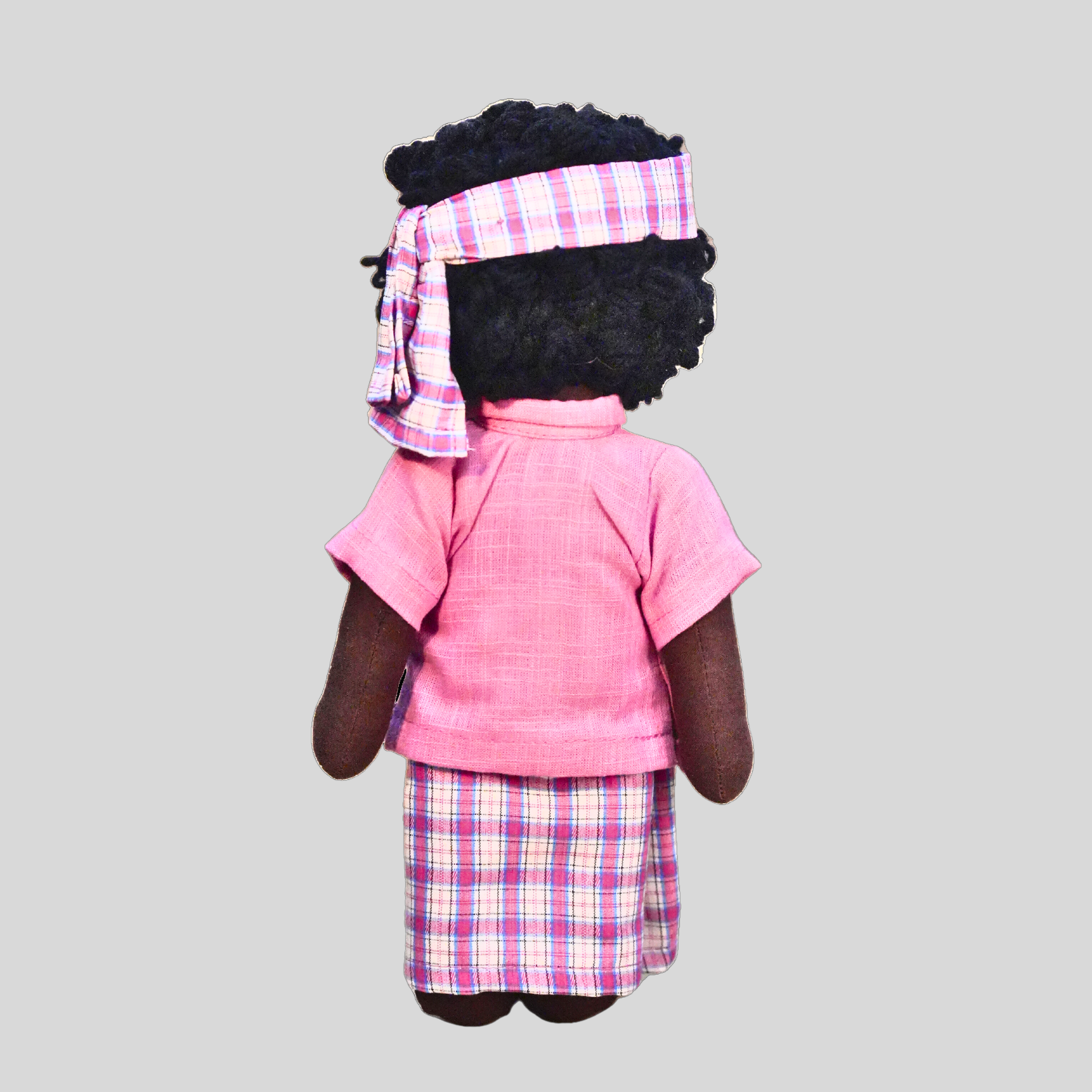 MANICKAM (Lungi) -  Rural Tamil Nadu Handmade Fabric Doll