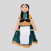 KANNAMMA (Paavadai Sattai) – The Charming and Functional Handmade Fabric Doll (Tissue/Towel holder doll)