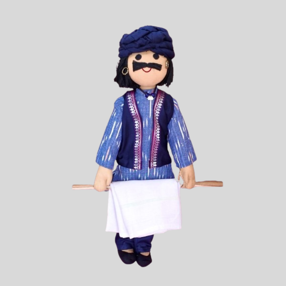 KANNAPPA – The Cheerful and Functional Handmade Fabric Doll (Tissue/towel holder doll)