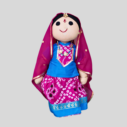 BASANTHI (Ghagra Choli) - Traditional Rajasthani Doll