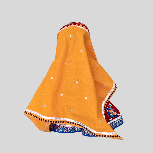 KOKILA BEN - Traditional Gujarati Handmade Fabric Doll