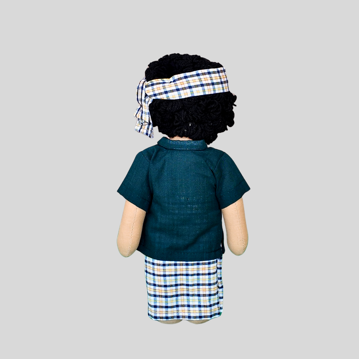 MANICKAM (Lungi) -  Rural Tamil Nadu Handmade Fabric Doll