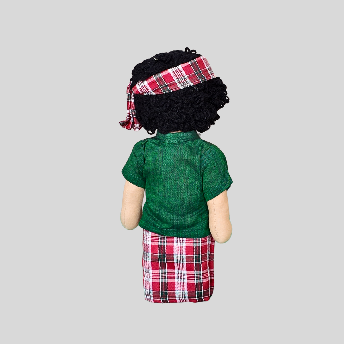 MANICKAM (Lungi) -  Rural Tamil Nadu Handmade Fabric Doll