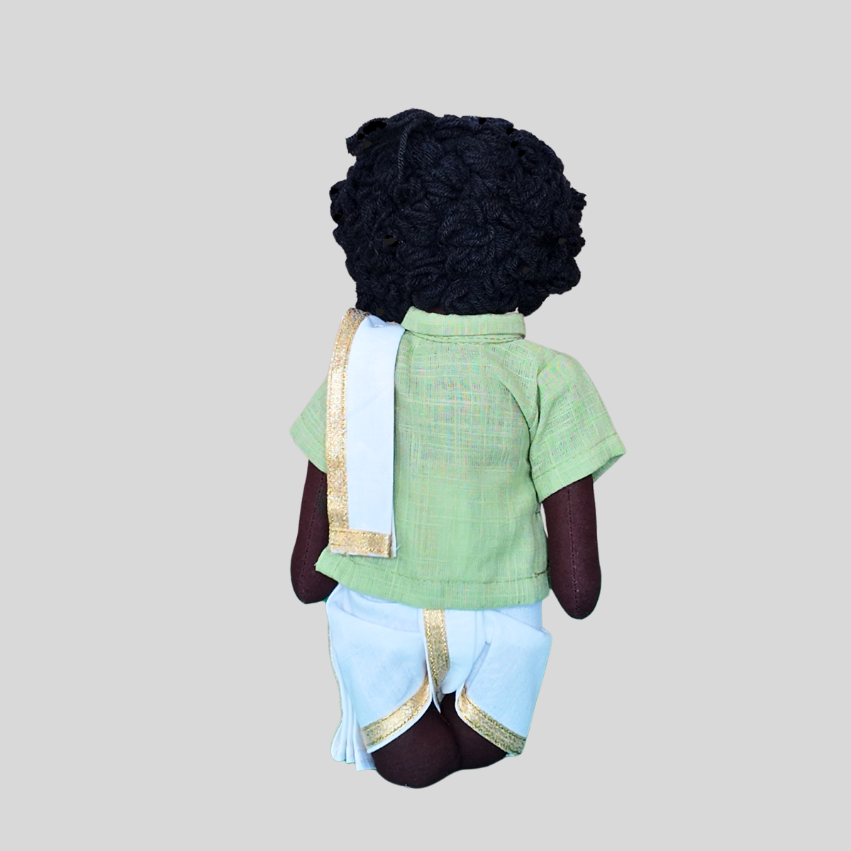 PATTU MAMA (Panchakacham) - Traditional South Indian Brahmin Doll