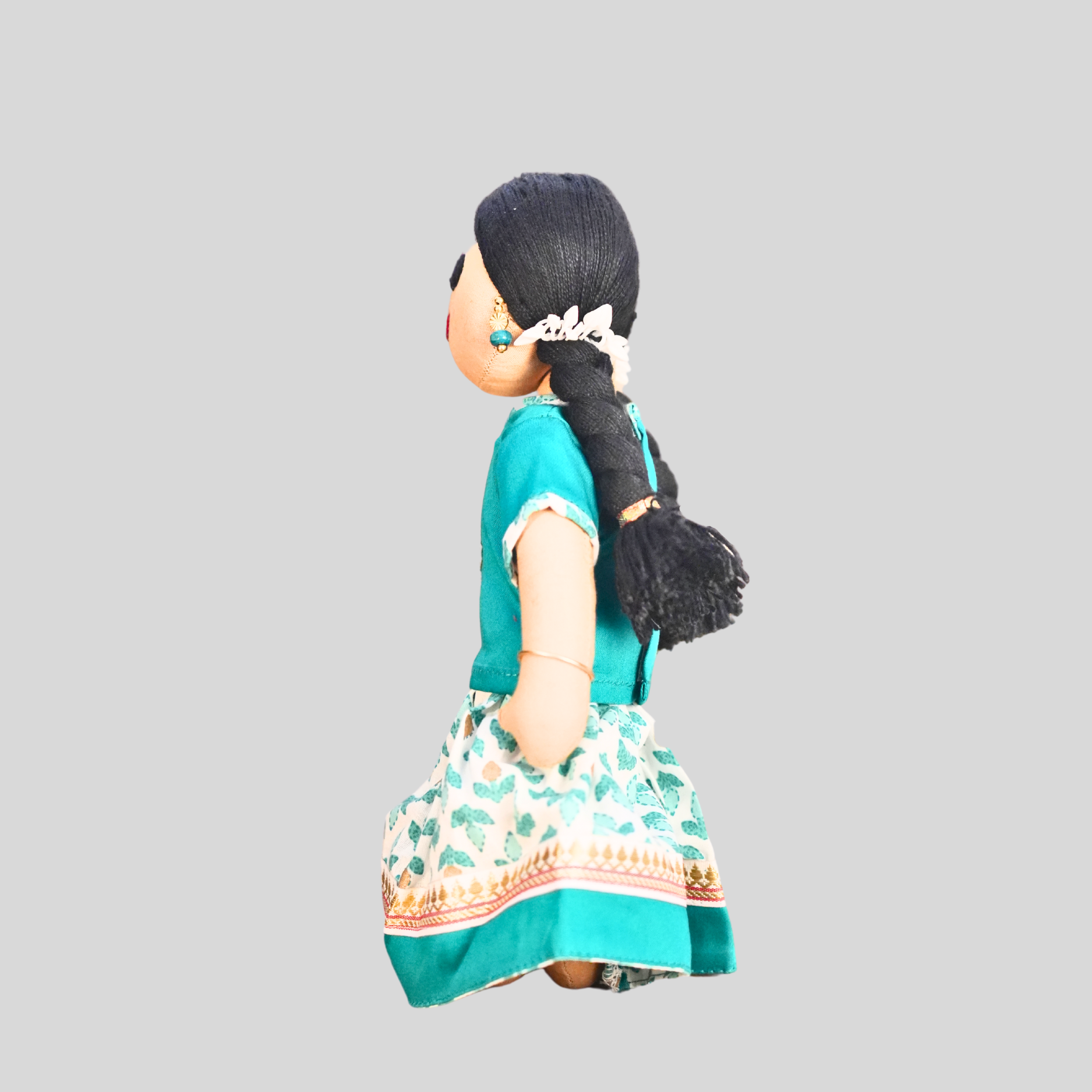 KANMANI (Pavadai Sattai) - Traditional Tamil Nadu Handmade Fabric Doll