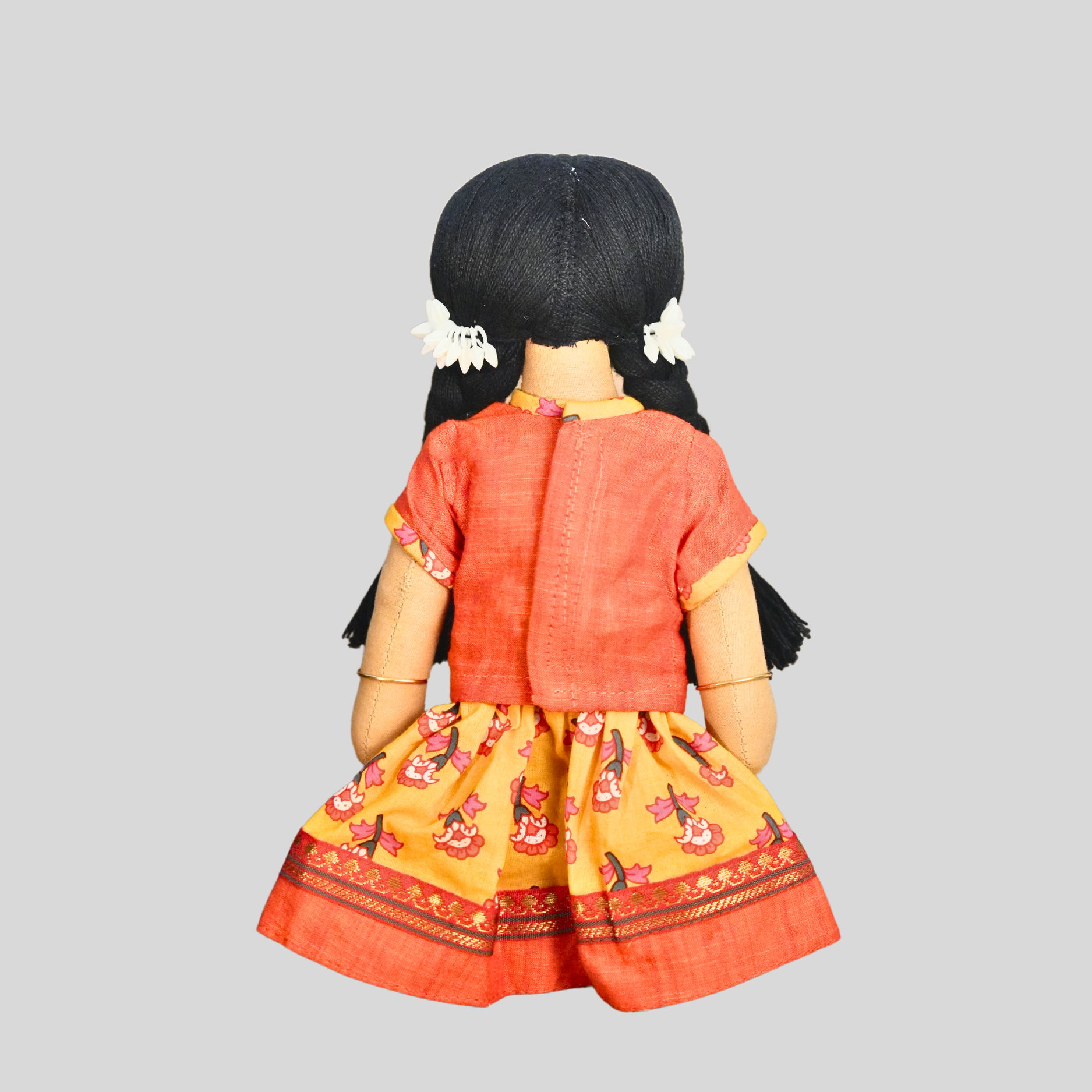 KANMANI (Pavadai Sattai) - Traditional Tamil Nadu Handmade Fabric Doll