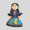 KANMANI (Pavadai Sattai) - Traditional Tamil Nadu Handmade Fabric Doll