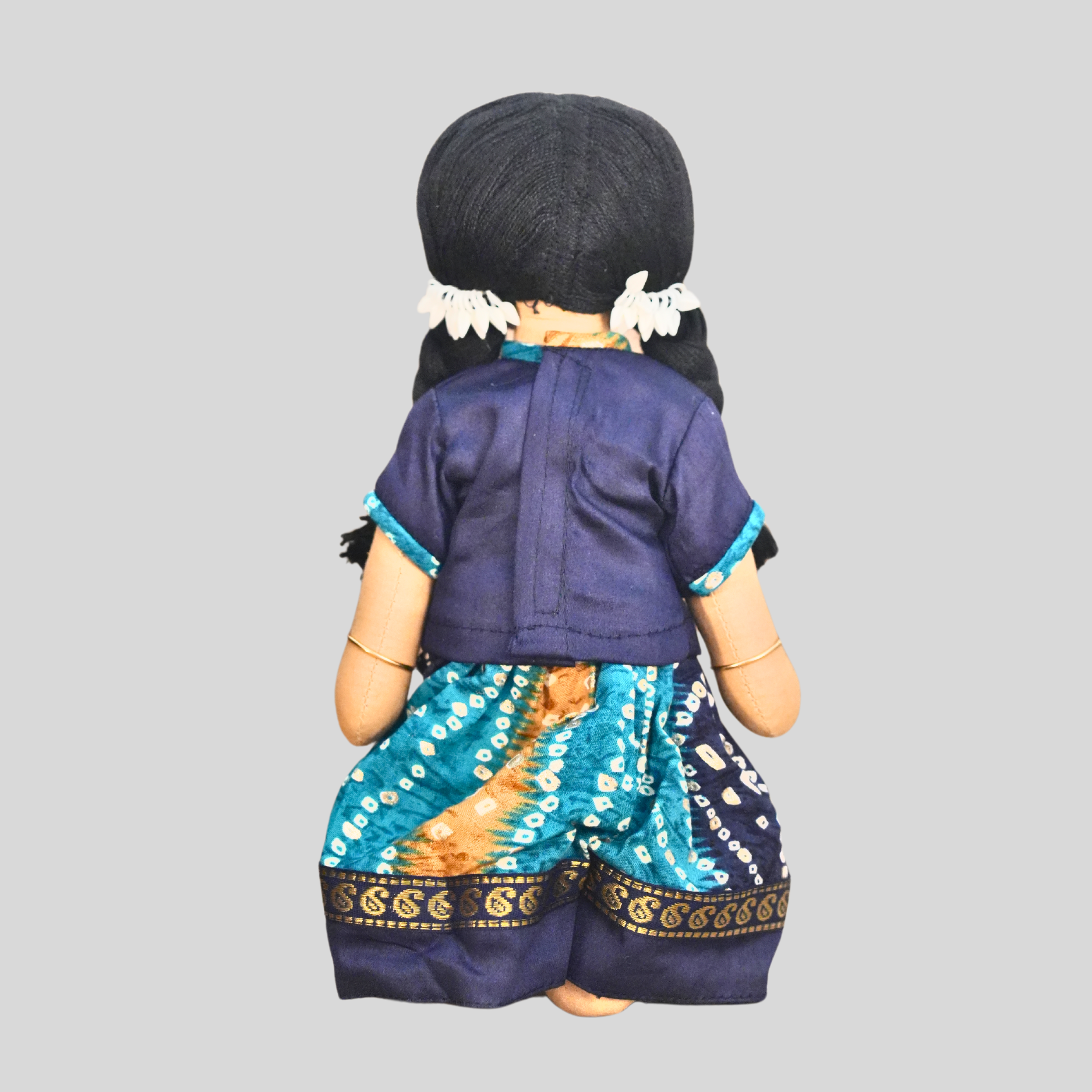 KANMANI (Pavadai Sattai) - Traditional Tamil Nadu Handmade Fabric Doll