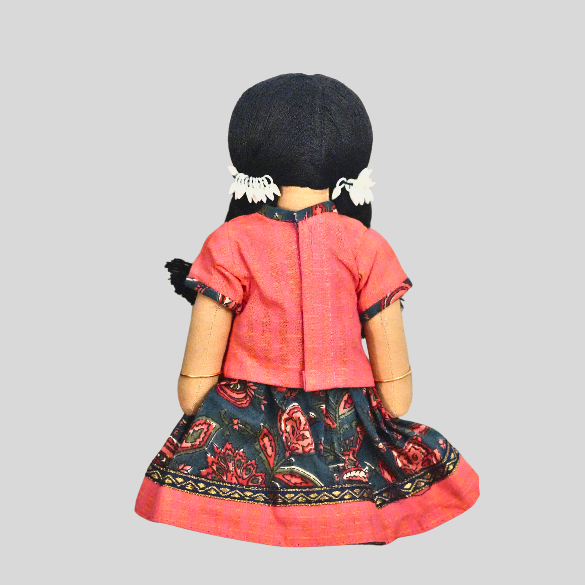 KANMANI (Pavadai Sattai) - Traditional Tamil Nadu Handmade Fabric Doll