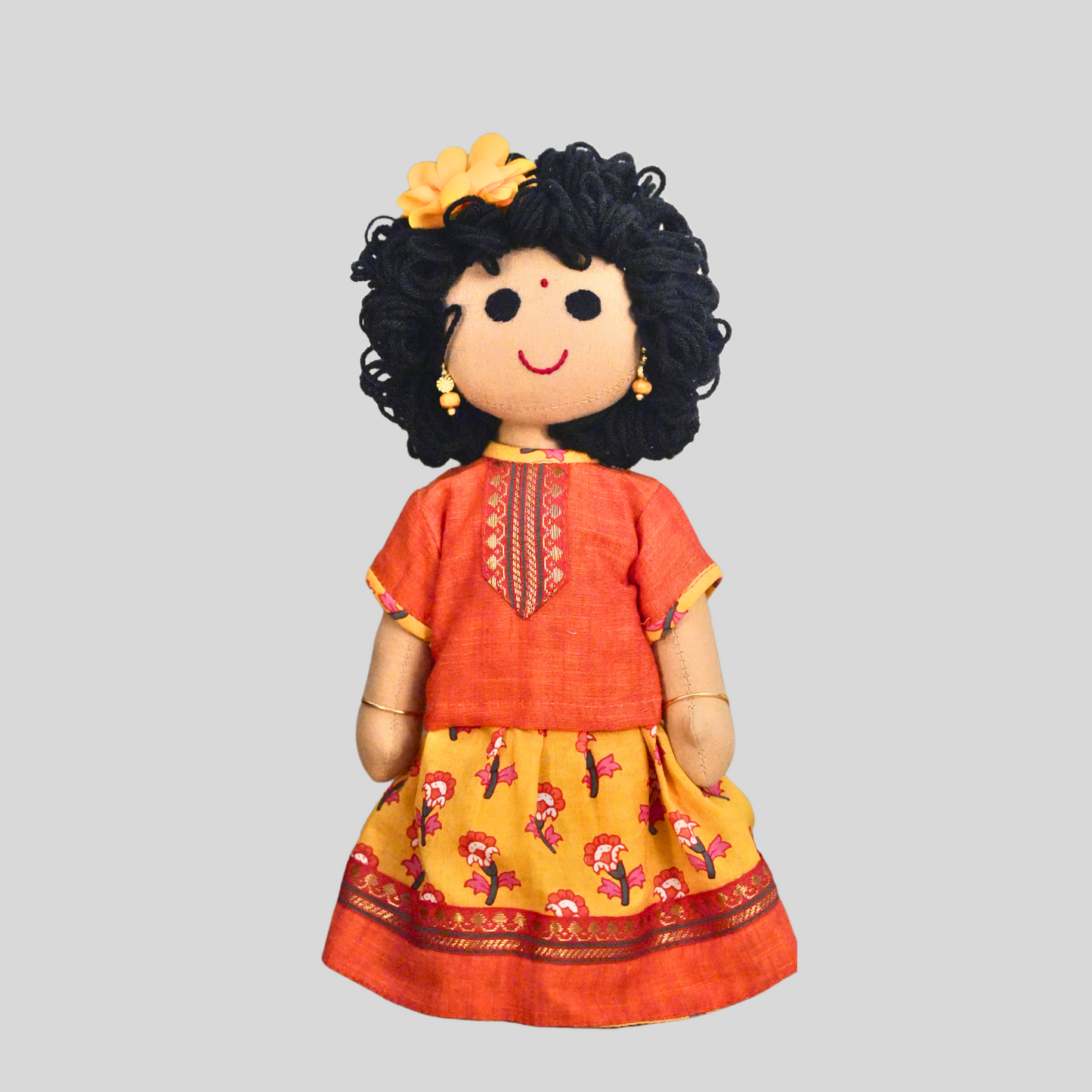 AMMU (Pavadai Sattai)- Curly Hair Doll