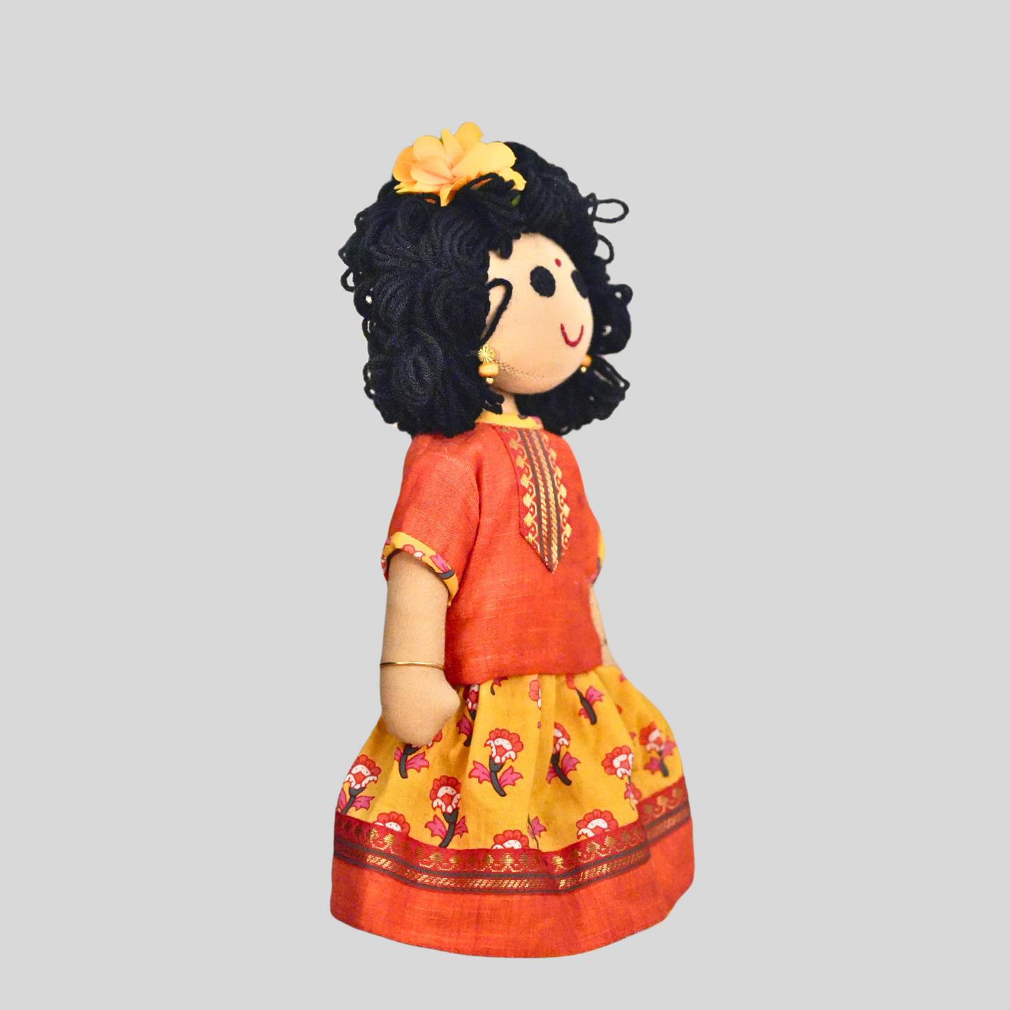 AMMU (Pavadai Sattai)- Curly Hair Doll