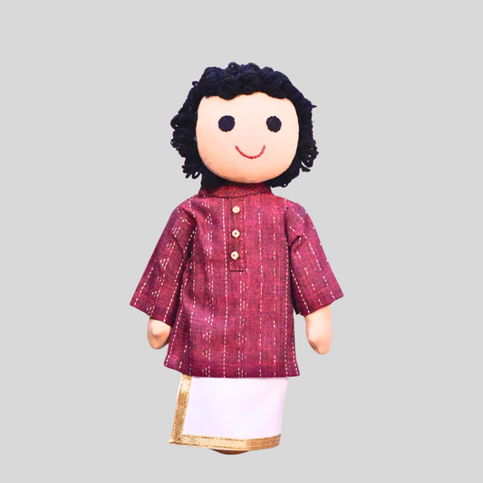 BHARATH (Kurta Veshti) - Traditional South Indian Doll