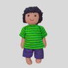 ARJUN (Shirt and Short) - Your Child's Trustable Buddy Handmade Fabric Doll