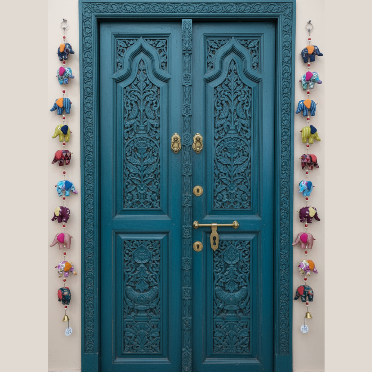 Printed elephant strings/ hangings