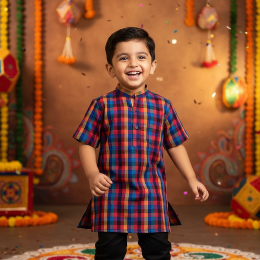 Hasya – Laughter tucked into little boxes of colour (Top & Bottom)