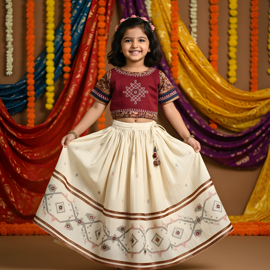 Karuna- Gentle strength, quiet grace, a heart that gives (Top & Bottom)