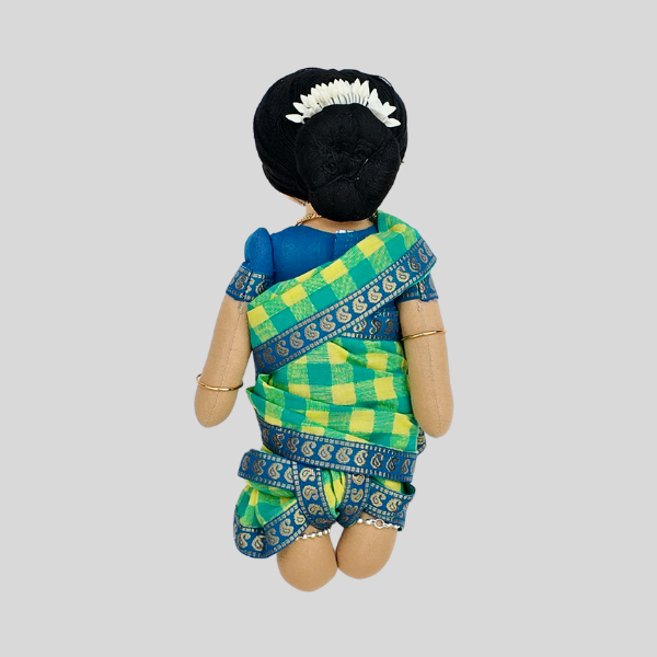 AMBUJAM MAAMI (Madisar) - Traditional Tamil Brahmin Handmade Fabric Doll