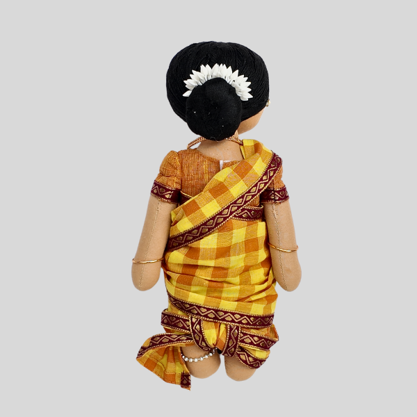 AMBUJAM MAAMI (Madisar) - Traditional Tamil Brahmin Handmade Fabric Doll