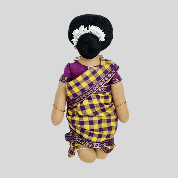 AMBUJAM MAAMI (Madisar) - Traditional Tamil Brahmin Handmade Fabric Doll