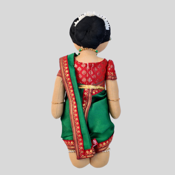 Urmila (Nauvari) - Traditional Maharashtrian Handmade Fabric Doll