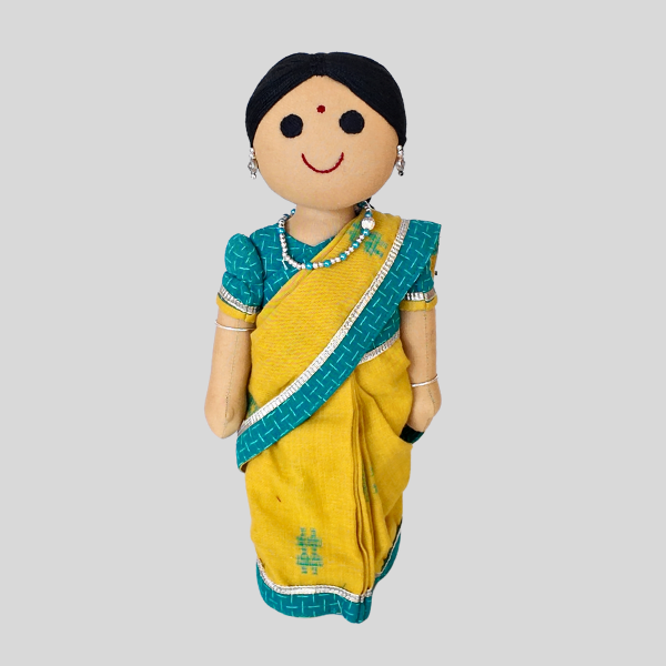 SUNDARI (Saree) - Contemporary Saree Handmade Fabric Doll