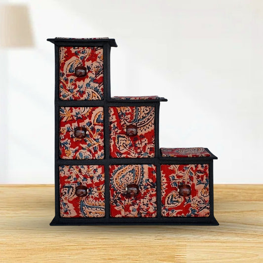 Handcrafted Step Chest Drawer / Organizer / Storage box