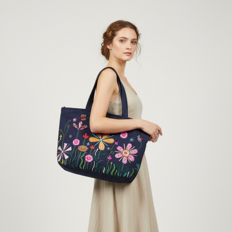 Forest Flowers Tote Bag