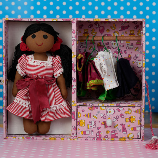 Meenu's Trunk- Doll wardrobe & Play set