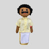 LALETTAN (Mundu) - Traditional Kerala handmade fabric doll