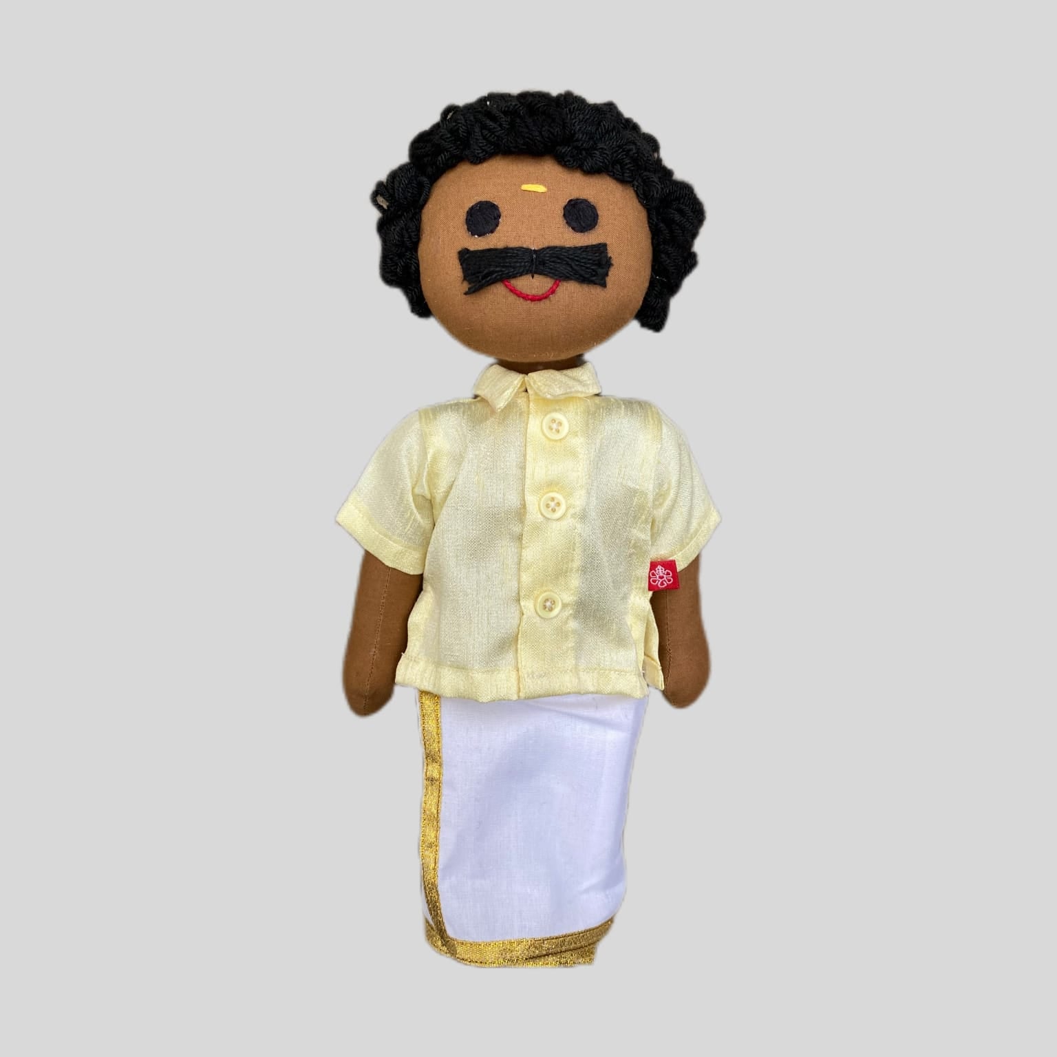 LALETTAN (Mundu) - Traditional Kerala handmade fabric doll