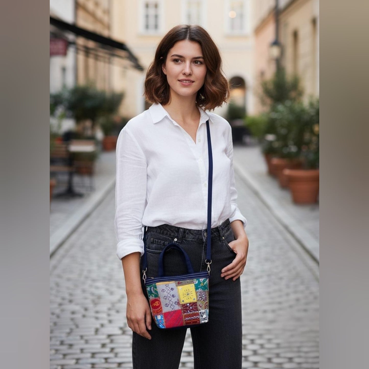 Patchwork Mini Handbag