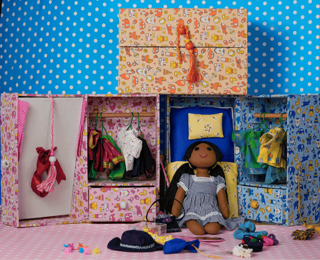 Meenu's Trunk- Doll wardrobe & Play set