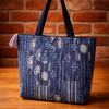 UPCYCLED FABRIC TOTE BAG (QUILTED & PATCHWORKED)