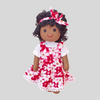 BINDHU (Summer Frock) – Your Child's Favourite Companion Handmade Fabric Doll